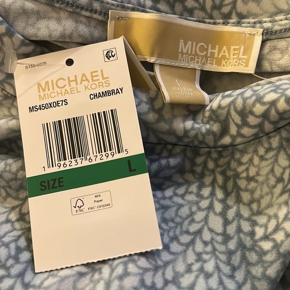 Michael Kors Zebra Crew Neck Knit Top - Picture 6 of 6